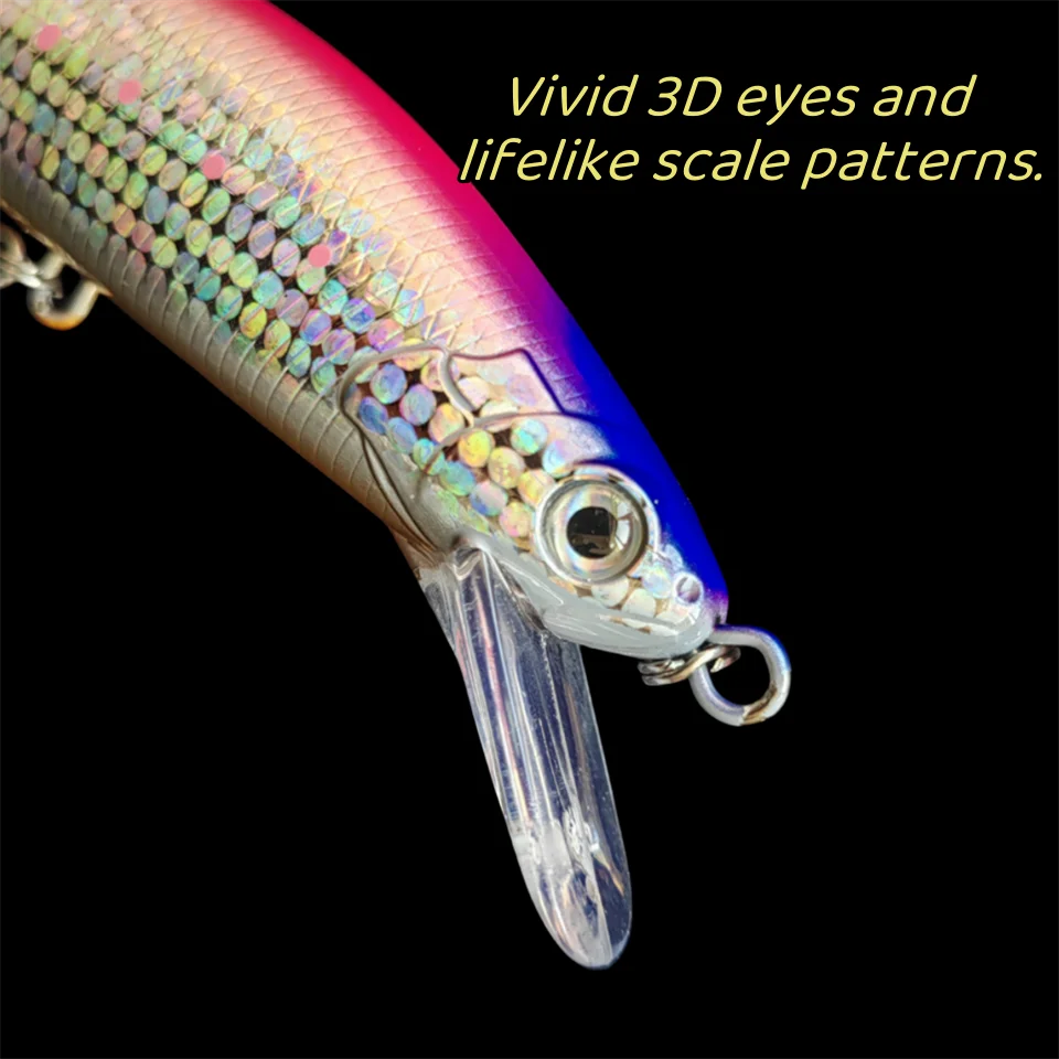 Señuelos de Pesca de pececillo de hundimiento grande y pesado, 140mm, 80g, Wobbler, cebos duros artificiales para lubina, equipo de Swimbait de fundición larga - imagen 3