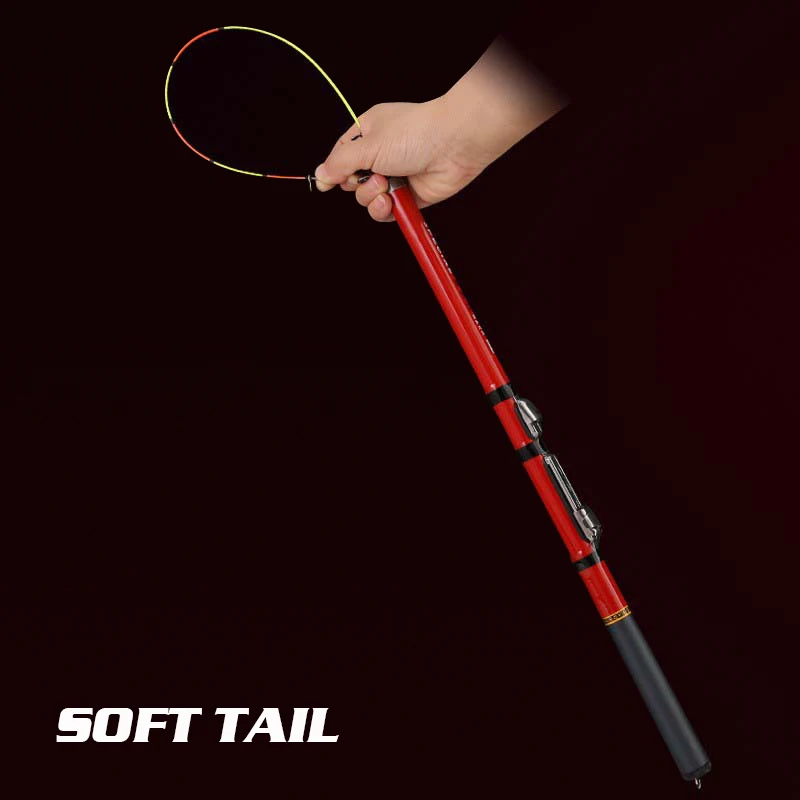 ORJD-caña de pescar telescópica de roca, accesorio de viaje, giratoria, 3M, 2,7 M, 2,4 M, 2,1 M, 1,8 M, Mini Portabel, para agua salada - imagen 3