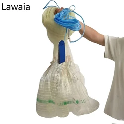 Red de pesca Lawaia multifilamento con colgante acero para lanzar peso