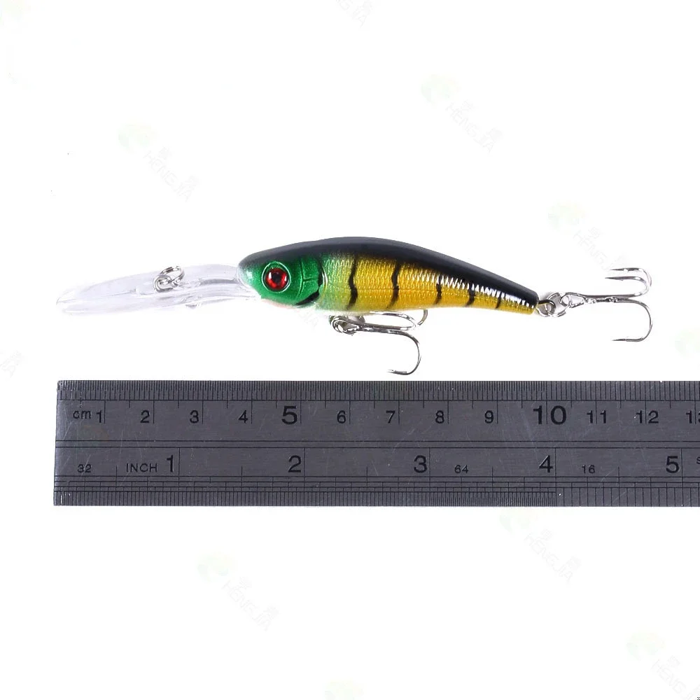 KNCONAN 100MM 9,3G láser hundimiento lento Minnow señuelo de pesca Wobbler pesca con mosca Artificial cebo duro carpa Crankbait aparejos - imagen 4