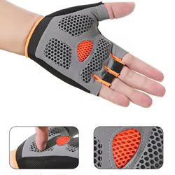Goture guantes sin dedos antideslizantes transpirables para ciclismo