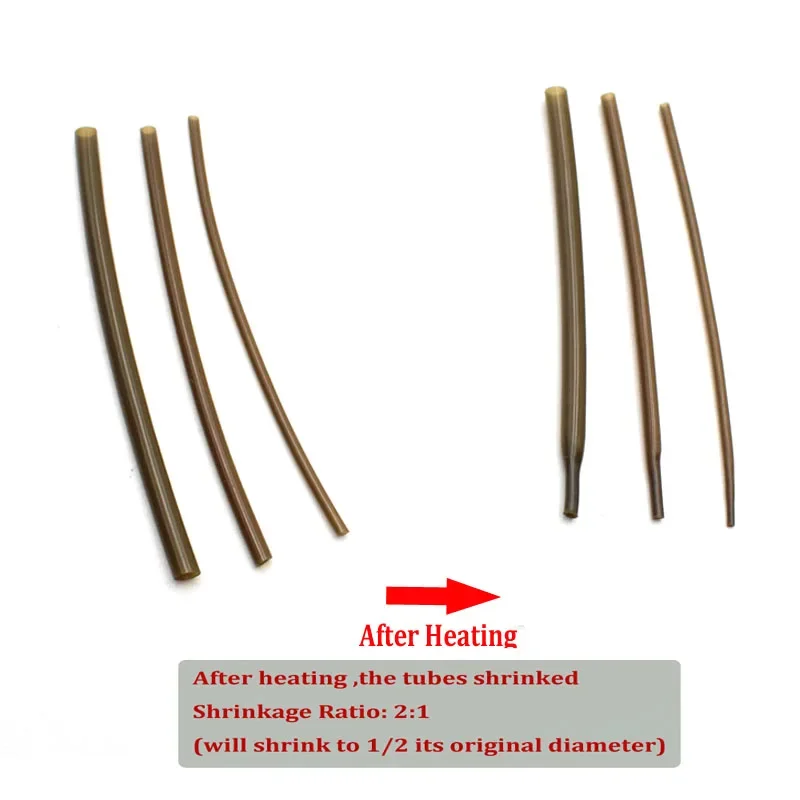 30 Uds. Tubo termorretráctil de plomo de seguridad Enganche Rapido broches de pesca rápidos enchufe rapido conector de pesca anzuelo de pesca de carpa - imagen 4