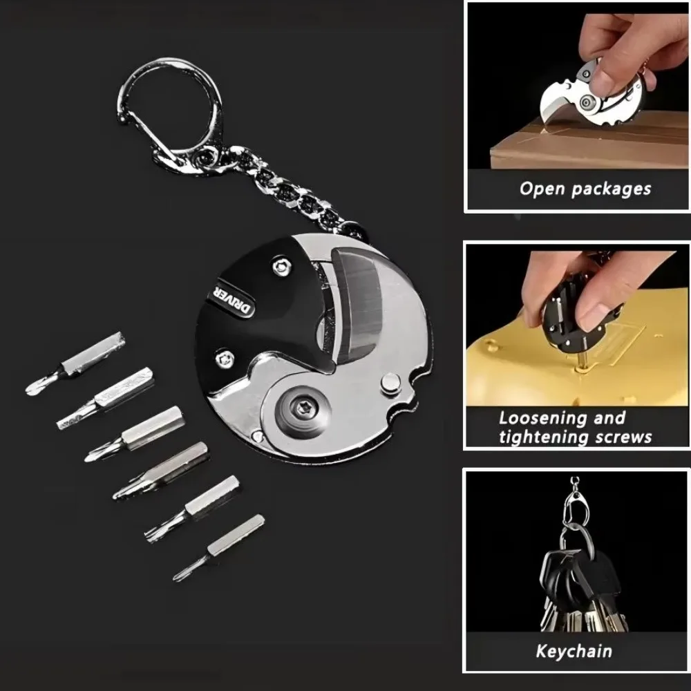 Llavero multiusos acero inoxidable – Herramienta plegable para pesca - imagen 4