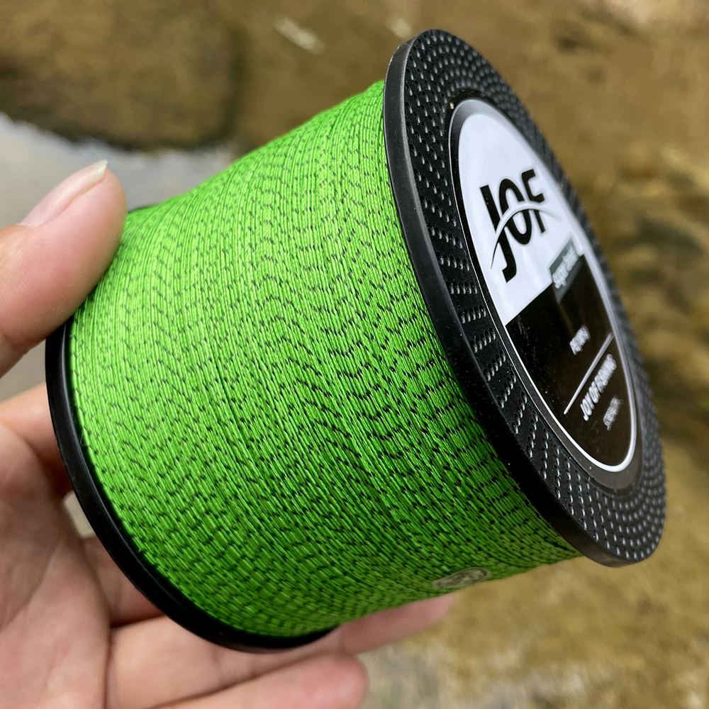 Sedal de pesca PE para agua salada, hilo trenzado de 8 hebras, multicolor, Invisible, multifilamento fuerte, 18, 22, 31, 39, 43, 52, 61, 78LB, 500M - imagen 5