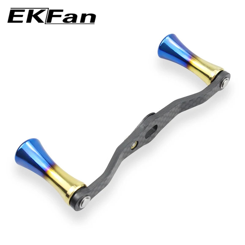 EKfan-carrete de pesca de fibra de carbono Daiwa/Shimano, mango de aleación de aluminio, 105MM, accesorio de pesca - imagen 4