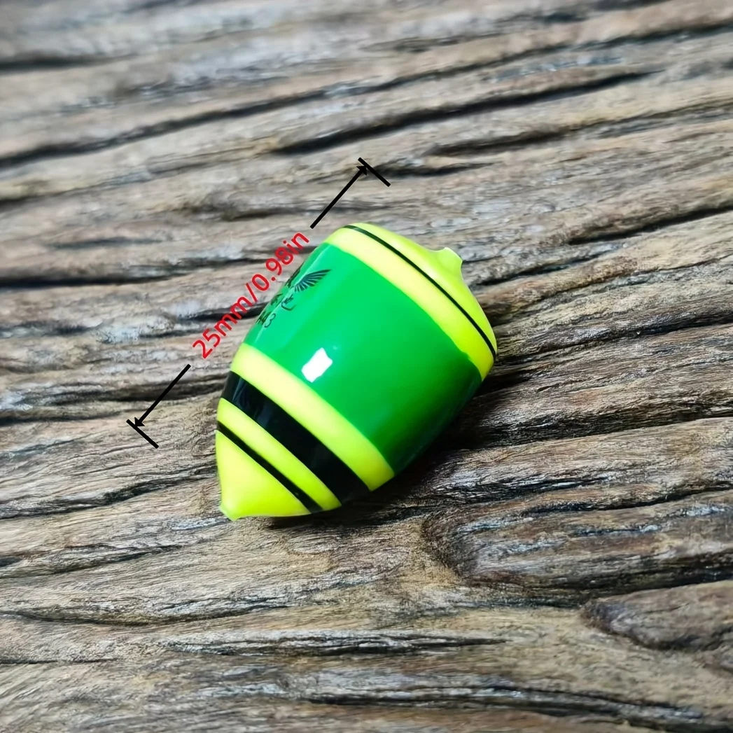 Flotador de pesca de camarones con agujero central, Mini flotador Bobber de peso de plomo 1/4 para pesca de camarones, detección de mordeduras sensible, 2 uds. - imagen 2