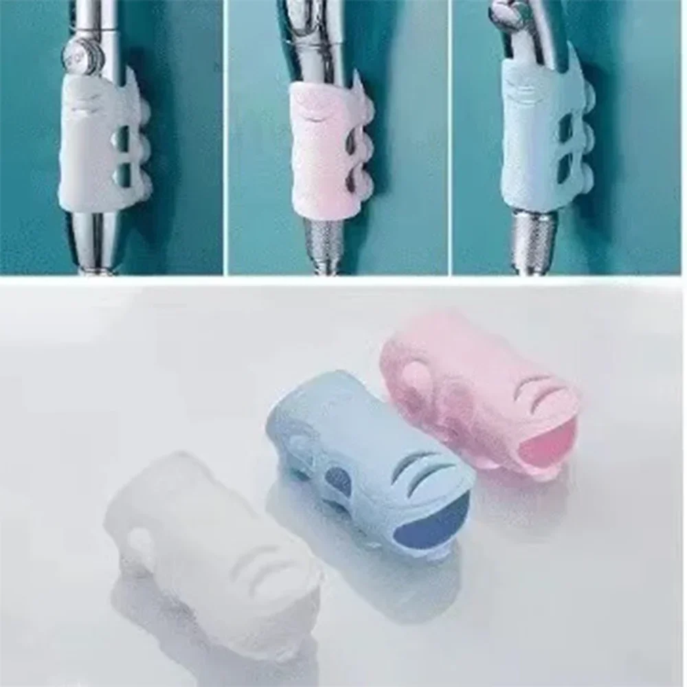 Cabezal de ducha de plástico de silicona, Base de ventosa, soporte de cabezal de ducha no perforado, soporte de cabezal de ducha colgante para lluvia - imagen 3