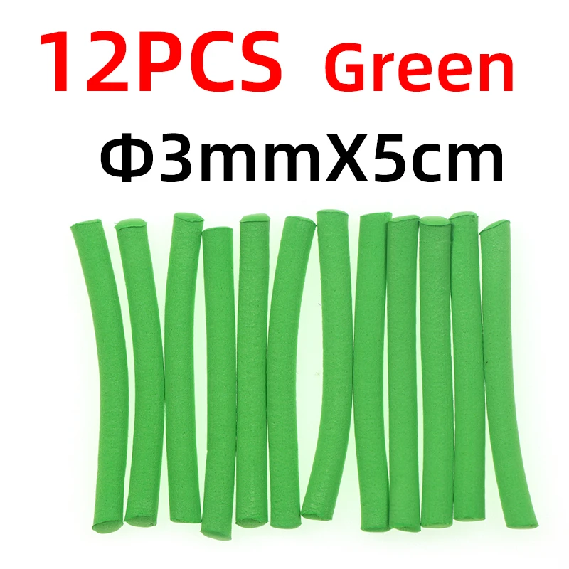 3mm green 12pcs