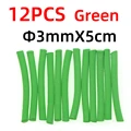 3mm green 12pcs