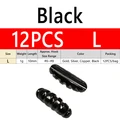 12PCS size L Black
