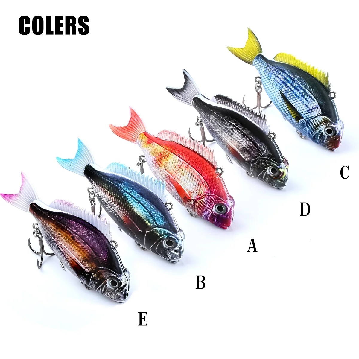 Señuelos de pesca duros VIB, 9cm, 32g, diseño realista, Swimbait dinámico, vibración que se hunde, cebo de pesca de mar de invierno, Wobblers para carpa lubina - imagen 5