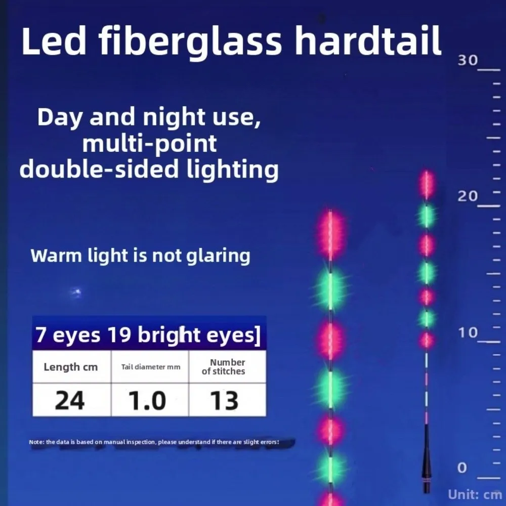Flotador inteligente de pesca LED de doble cara, boya electrónica ultra sensible superbrillante, inducción luminosa - imagen 5