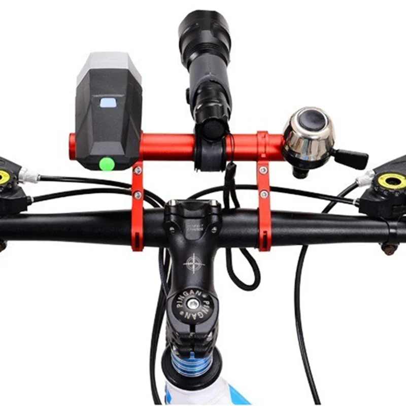 Soporte de bicicleta de aleación de aluminio, extensión de manillar de bicicleta, accesorios de expansión multifunción - imagen 2