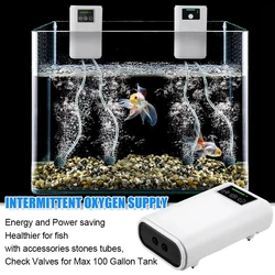 Bomba aire portátil batería litio USB pesca acuario silenciosa hogar