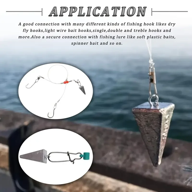 Plomos piramidales surfcasting – Pesas plomo mar y río - imagen 4