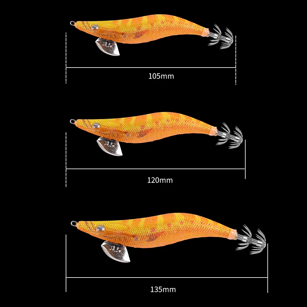 Cebo de calamar FSDZSO 2,5 # 3.0 # 3.5 # Señuelos de Jigging artificiales, anzuelos fuertes de hundimiento lento, pesca en el mar, pulpo, sepia luminosa EGI - imagen 5