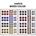 144Pcs Mixed Color