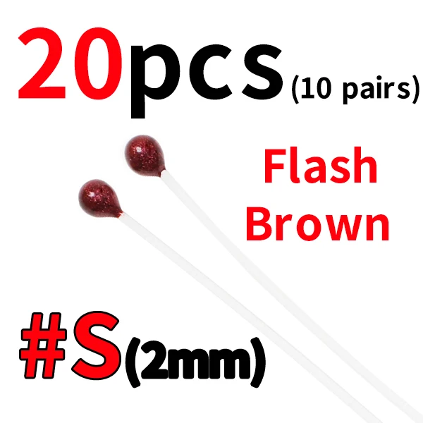 20pcs S brown