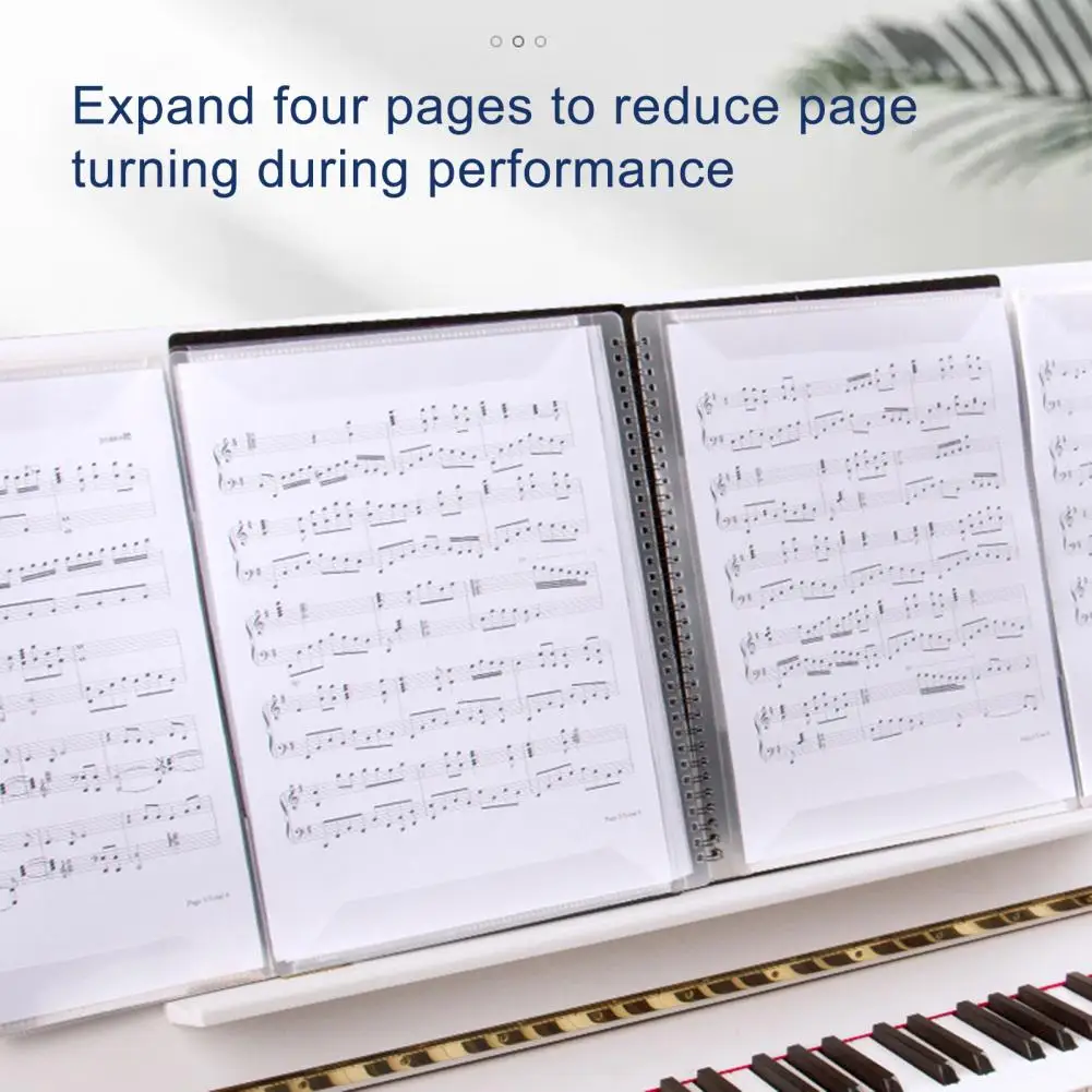 Carpeta de Partituras Musicales – 40 Hojas, Formato A4 para Piano - imagen 3
