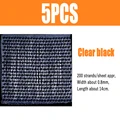 5PCS  clearblack
