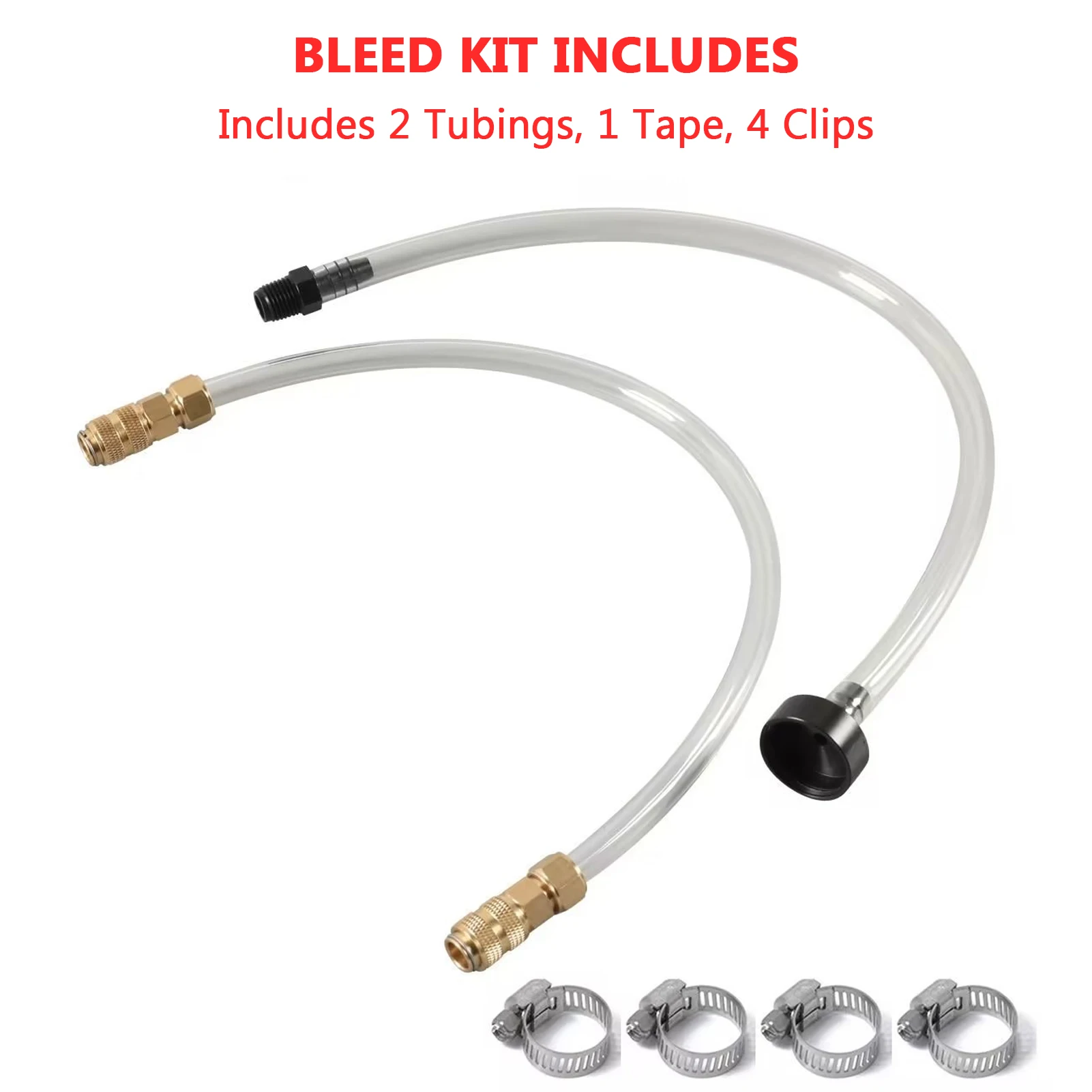 Paquete de 2 Kit de purga marina Kit de llenado de sistema de dirección hidráulica para barco Seastar Compatibilidad exacta Diseño a prueba de fugas Durable - imagen 4