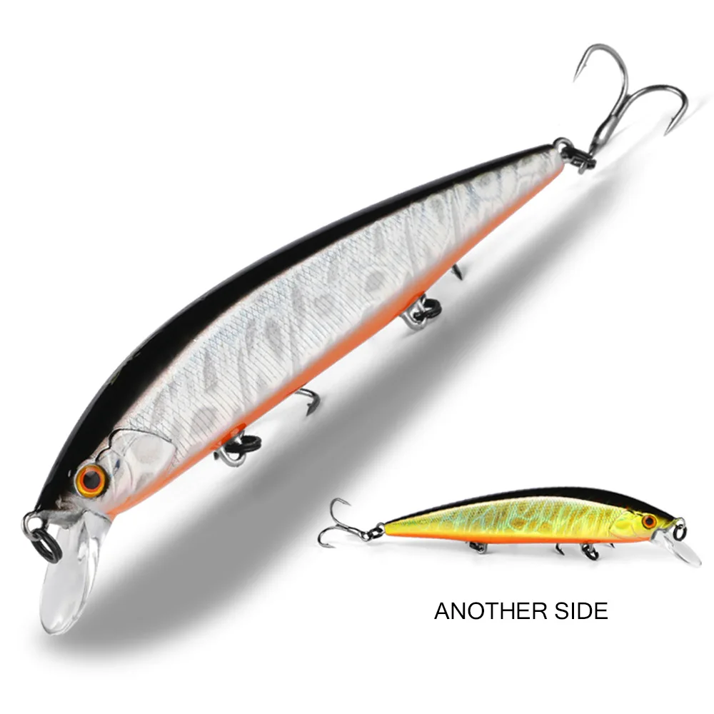 BEARKING 11cm 16g 0,2 m-1m SP Minnow señuelo de pesca láser cebo Artificial duro ojos 3D pesca Wobblers buceo Crankbait - imagen 5