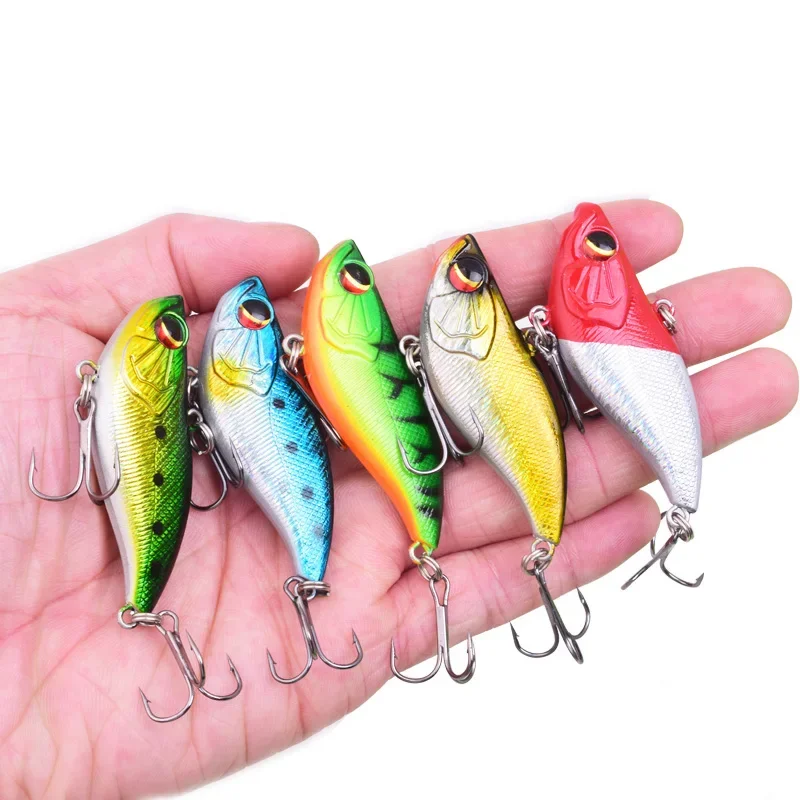 1 Pc 6cm 14g hundimiento VIB Señuelos de Pesca Pesca Isca cebo Artificial Invierno Pesca en hielo cebo duro Crankbait Swimbait aparejos - imagen 3