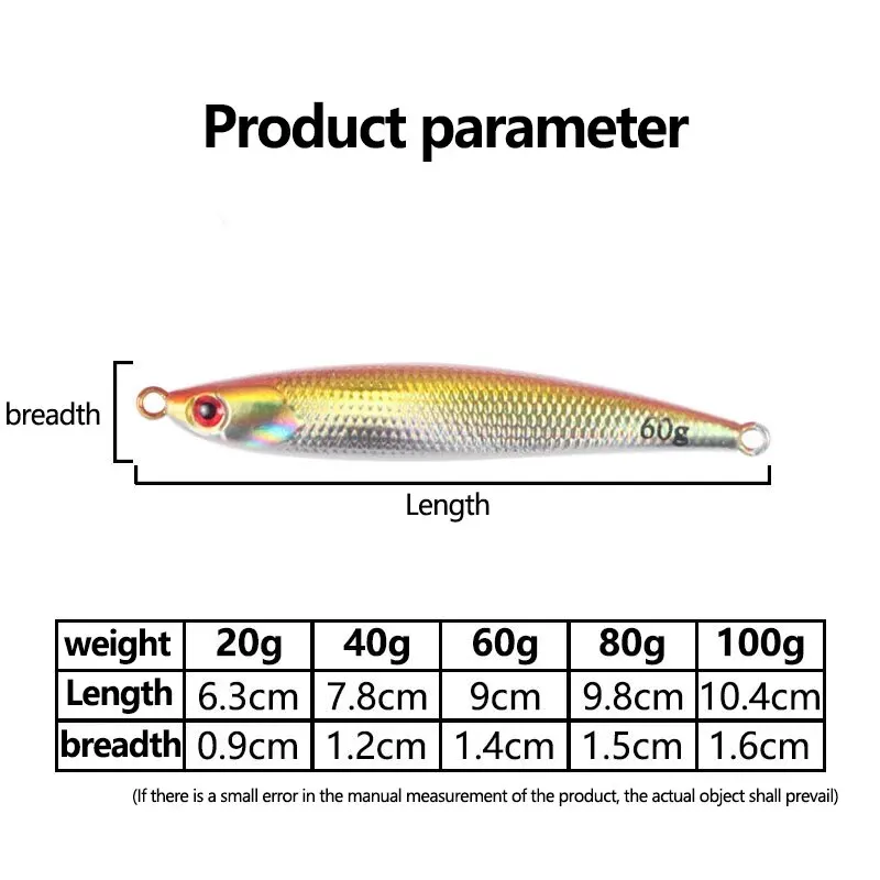 Plantilla de Metal de hundimiento lento, anzuelo de pesca plano, señuelo Artificial de fundición larga, de papel láser japonés, brillante, para agua salada - imagen 4