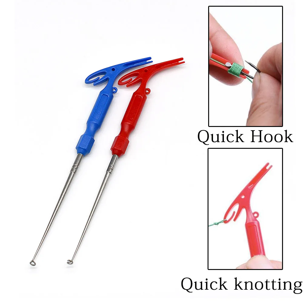 MNFT 1 Uds herramientas para atar nudos de uñas con mosca de pesca herramienta de anudado rápido removedor de gancho de bucle - imagen 5