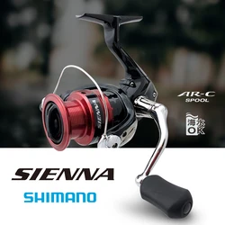 Carrete de Pesca giratorio SHIMANO SIENNA Original, agua de mar, agua dulce 500-4000, carrete de Ar-C, equipo 3D, aparejos de Pesca, carrete de Pesca