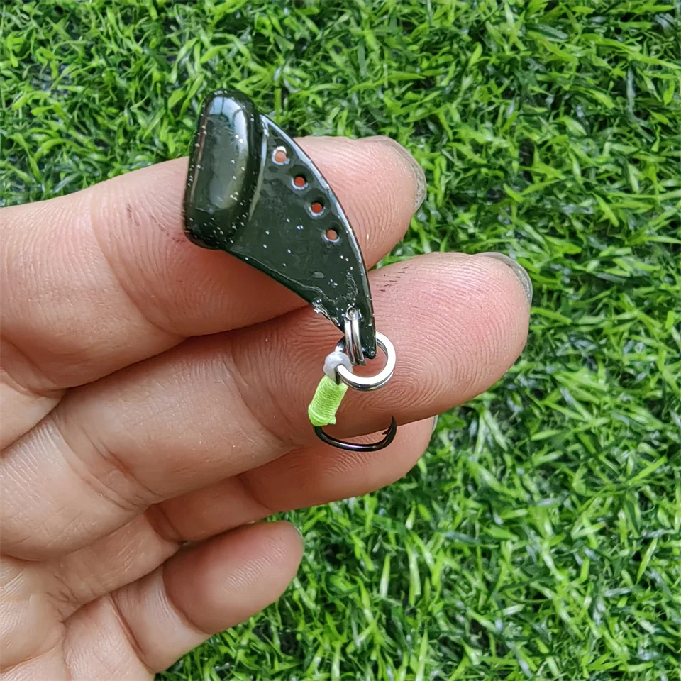 Cebo de pesca giratorio de Metal, señuelo de 25mm y 2,7g, Wobblers, cuchara de lentejuelas, Crankbaits artificiales, Easy Shiner, VIB, pesca con mosca - imagen 5