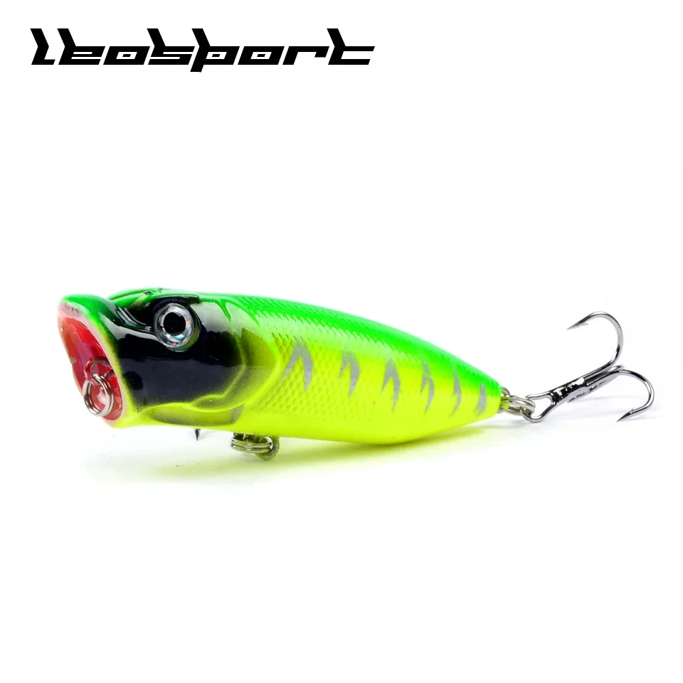 Señuelo de pesca de alta calidad, 1 piezas, Topwater Popper bait, Crankbait, Wobblers, aparejos de pesca de 6,5 cm/12g, 6 colores disponibles, gran oferta - imagen 2