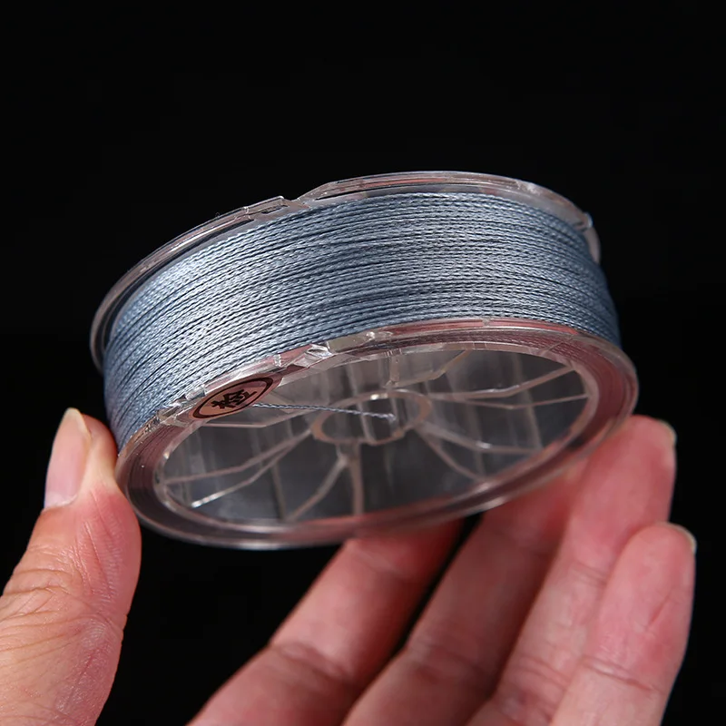 Línea de pesca eléctrica de PE de 4 hebras, 100M, 20M, fuerte tensión, resistente al desgaste, señuelo a prueba de mordeduras, línea de pesca especial al por mayor - imagen 3