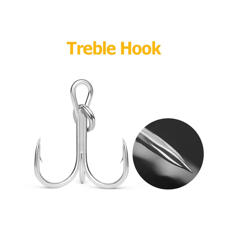 LINNHUE-señuelo de pesca Super Leech, 1 piezas, 2,5g, 3,5g, 5g, 7g, 10g, 15g, 20g, carrete de aleación de Zinc, cebo duro, mar, lago, anzuelo triple - imagen 5