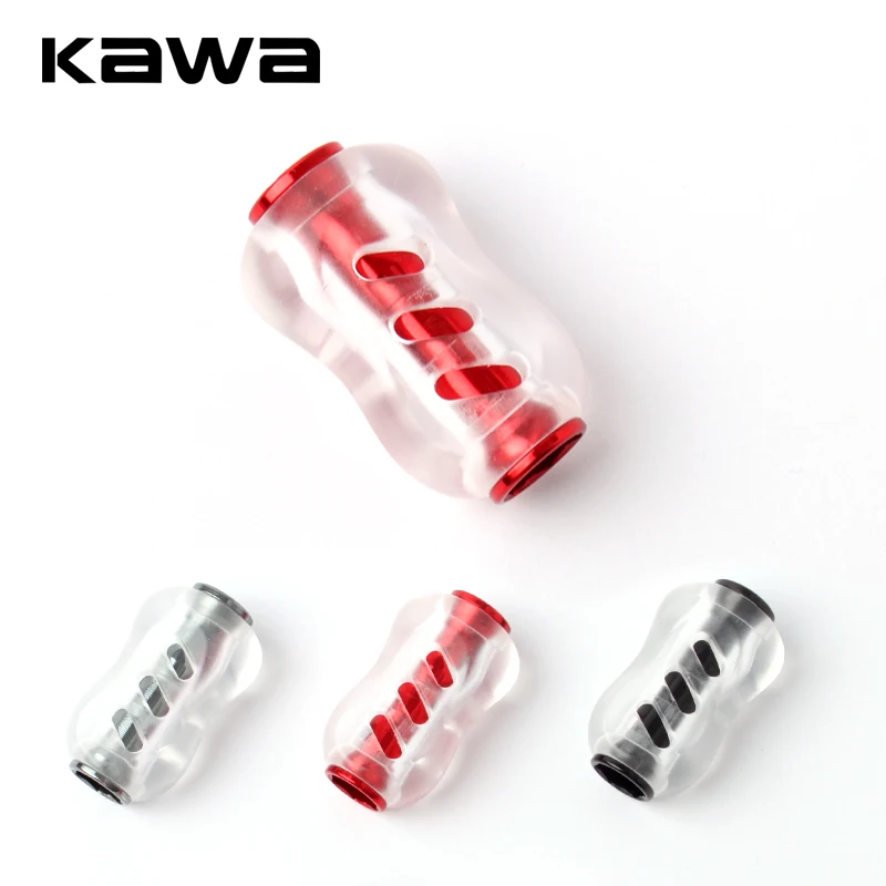 Kawa nuevo carrete de pesca perilla acrílica DIY para carrete Daiw/Shima longitud 35,5mm súper ligero 7,7 g/pc incluye 2 uds rodamientos accesorio DIY - imagen 2
