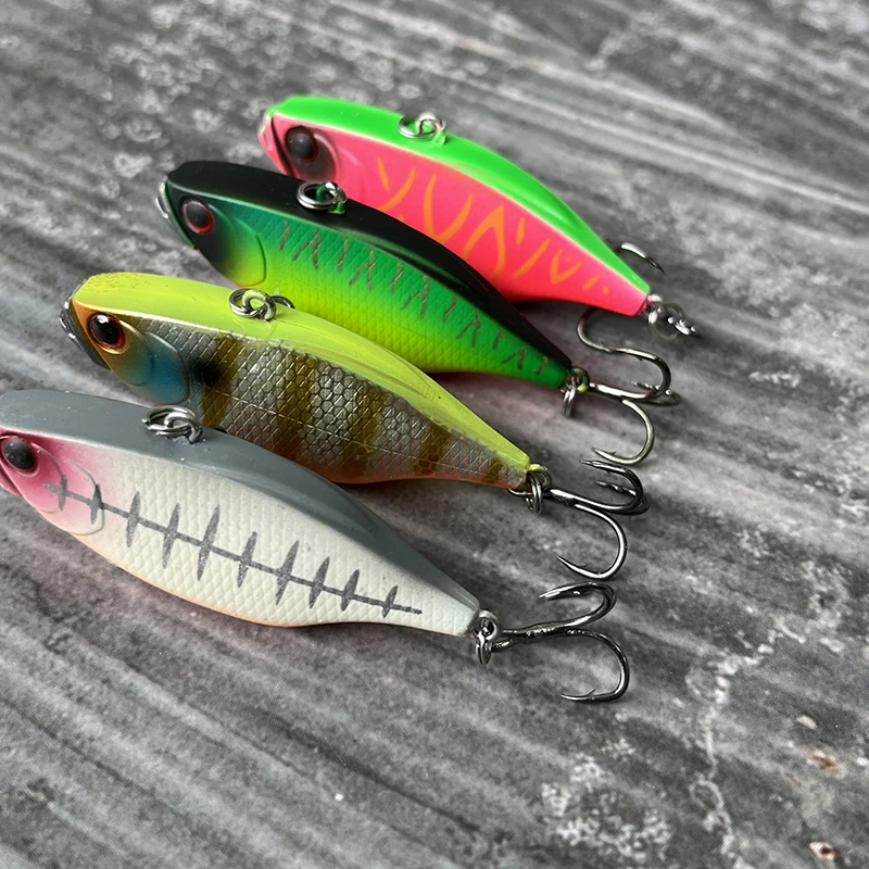 Señuelos de Pesca con vibración que se hunde, 1 piezas, 60mm, 12g, cebo duro Artificial - imagen 5