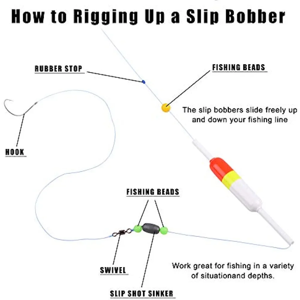 4 Uds. Bobbers antideslizantes para flotadores de pesca, flotador antideslizante de madera, Bobbers de pesca para tipo panfish, trucha, lubina, herramienta de aparejos de pesca - imagen 4