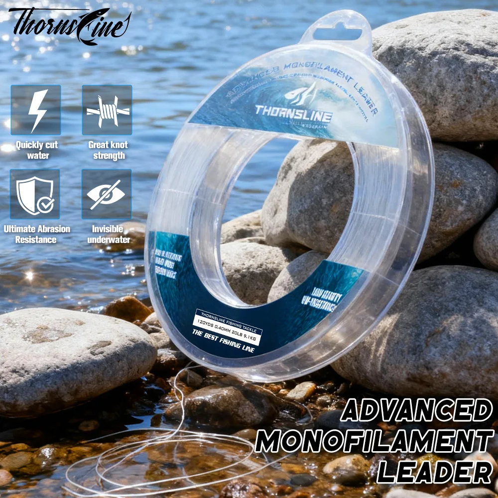 Thornsline-sedal de pesca de nailon, 120M, 20-200LB, 0,40-1,40mm, monofilamento súper fuerte, barco de mar, roca, carpa, aparejos de pesca