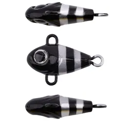 Spinnerbait metálico con ojos 3D – Vibrante hundimiento para lubina