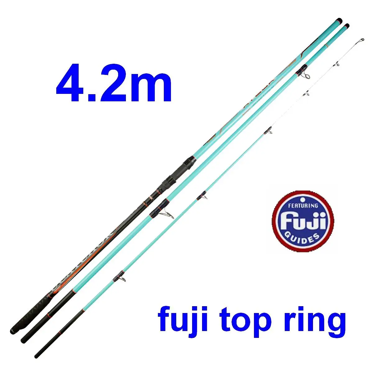 Caña Surfcasting Fuji MN Top Ring ZZ265 4.2 m – Fibra de carbono y punta semisólida