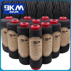 Línea trenzada Kevlar negra – Alta resistencia pesca deportiva
