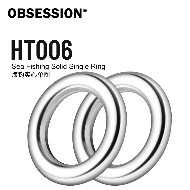 Anillos de presión acero inoxidable HT006 para pesca en agua salada