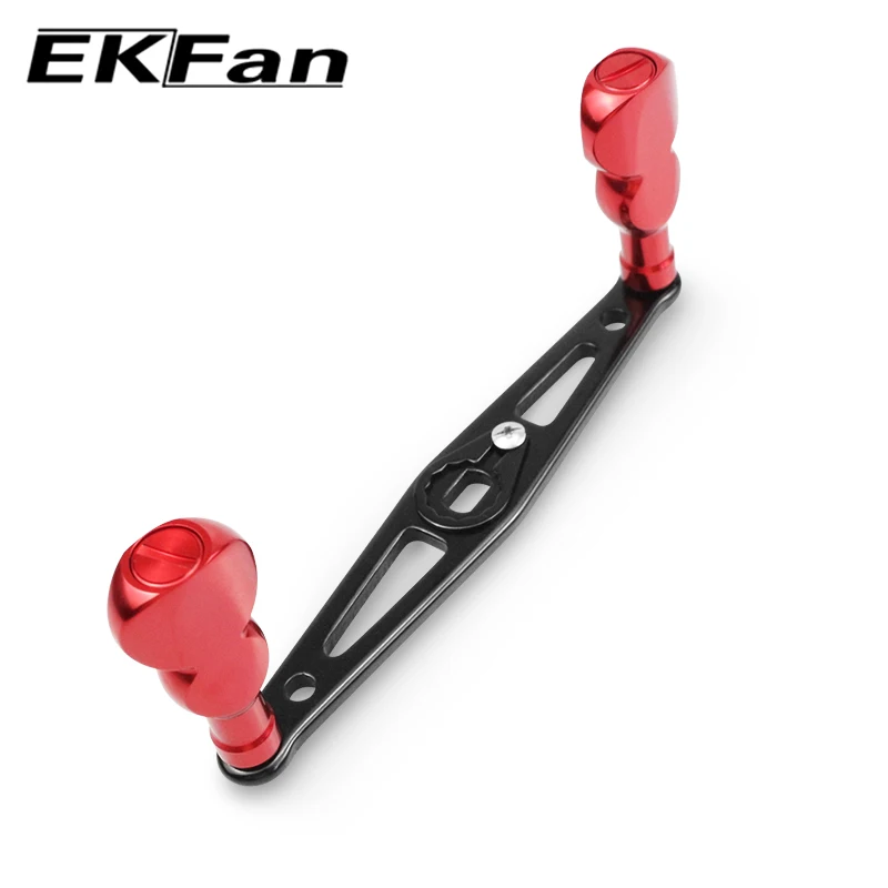 EKFan-MANGO recto de aleación, 110MM, 35G de longitud, 8x5MM, 7x4MM, agujeros para Dawa, Shimno, Bast, carrete de agua de fundición DIY - imagen 3