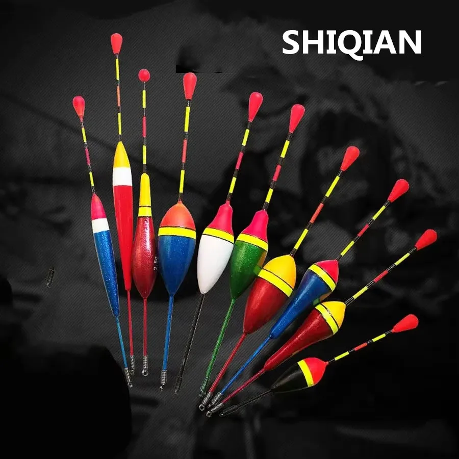 10 unids/lote promoción flotadores de pesca conjunto tamaño mixto Color espuma flotador boya Bobber para accesorios de pesca equipo de pesca aparejos de pesca - imagen 3