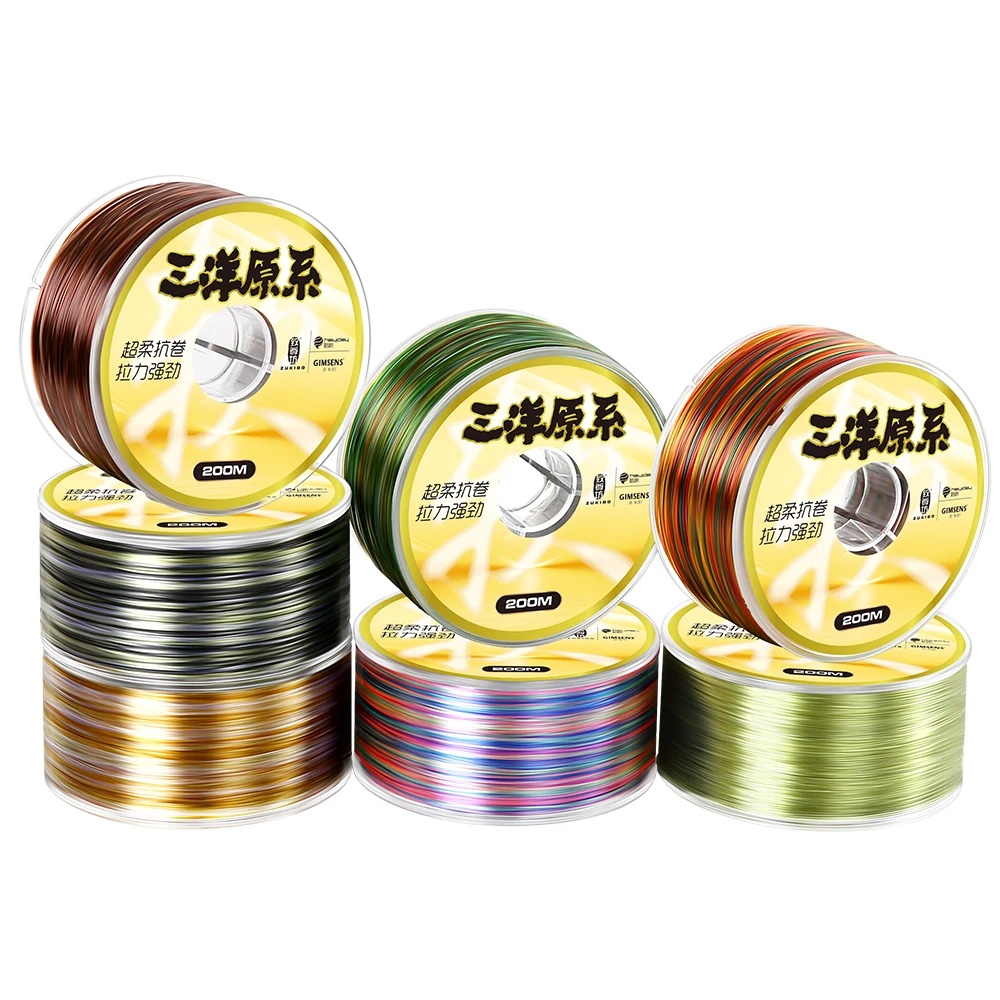 ZUKIBO Sanyo hilo de pescar monofilamento de Material japonés, fuerte y duradero 220M 350M rendimiento línea principal de nailon de agua salada - imagen 5