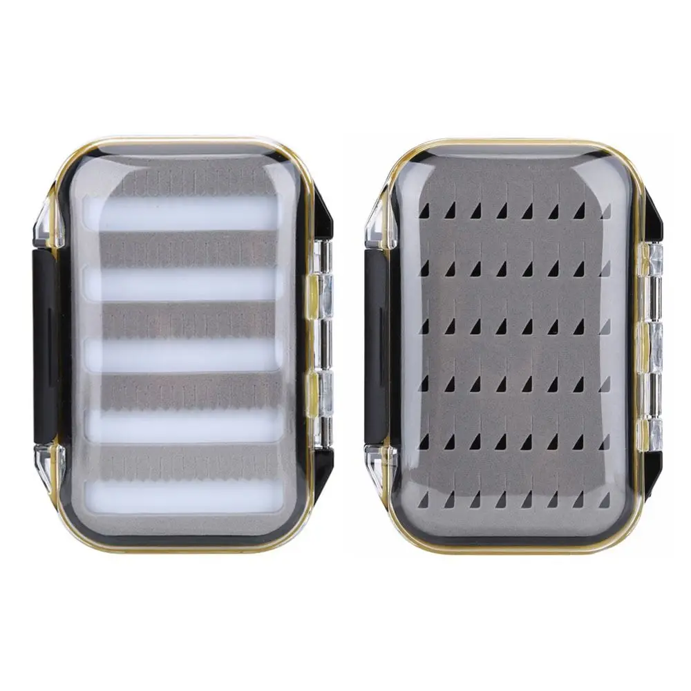 Caja de pesca doble cara con espuma acolchada impermeable - Tapa transparente - imagen 3