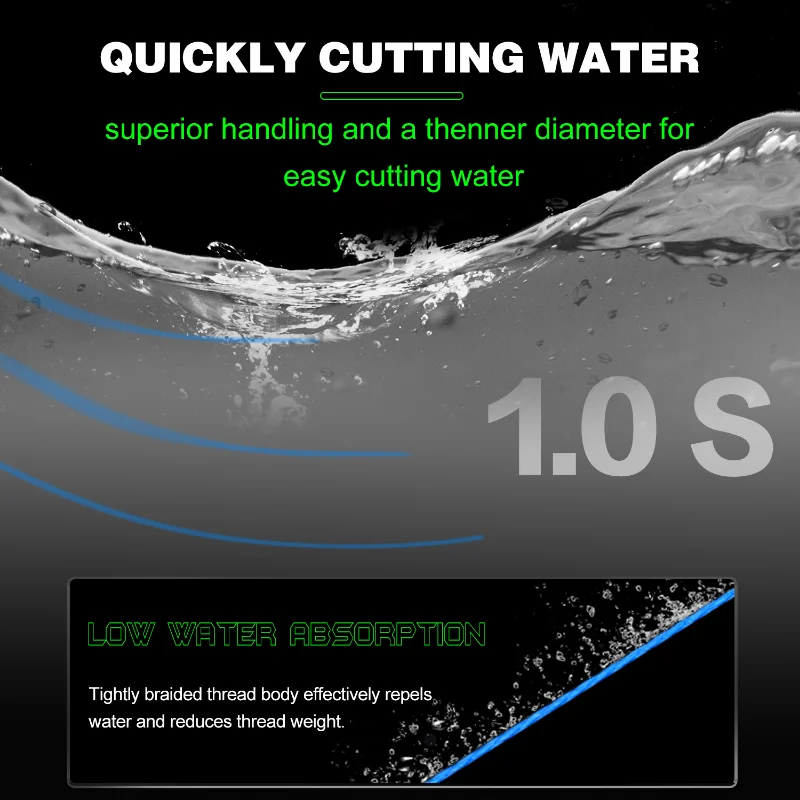 Sougayilang 8 Strands Braided Fishing Line 100M 300M Multifilament Carp Fishing Braided Wire 20-85LB Fishing Accessorie PE Line - imagen 5