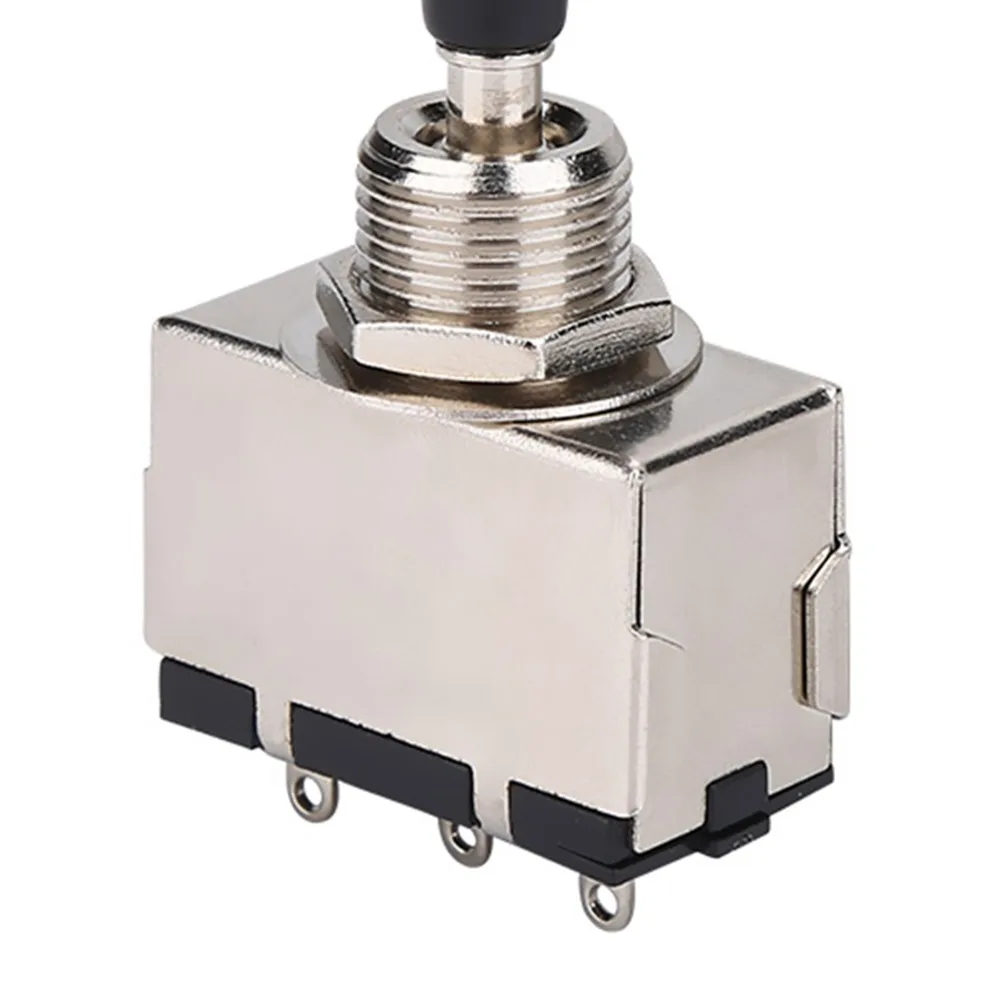 Cerrado ​ Interruptor de palanca de 3 vías ​   Punta negra ​   Interruptor selector ​   Interruptor selector de 3 vías para guitarra, interruptor de palanca para guitarra eléctrica