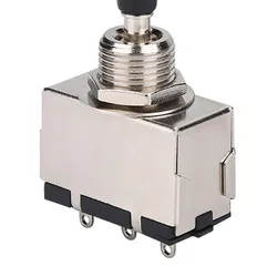 Cerrado ​ Interruptor de palanca de 3 vías ​   Punta negra ​   Interruptor selector ​   Interruptor selector de 3 vías para guitarra, interruptor de palanca para guitarra eléctrica