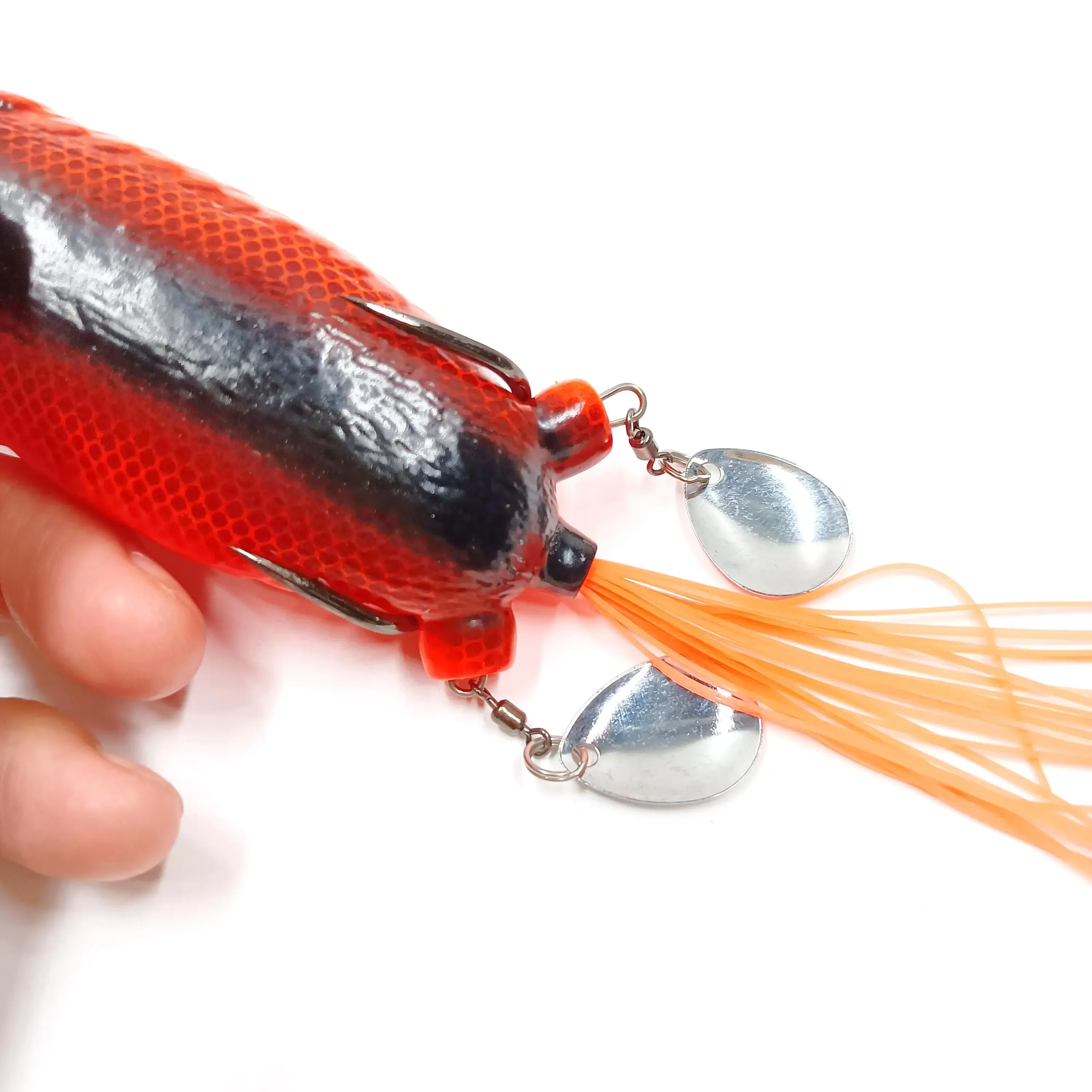 Señuelo rana topwater silicona DUODUOYU 9cm – Cebo artificial para lubina - imagen 5